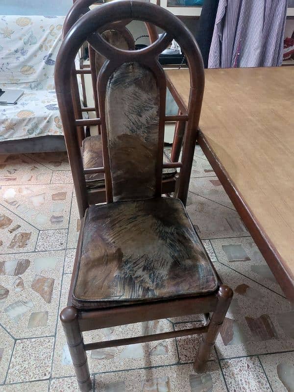 big size dining table with 6 chairs 2