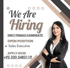 Female Sales Executive ( Jobs For Female )