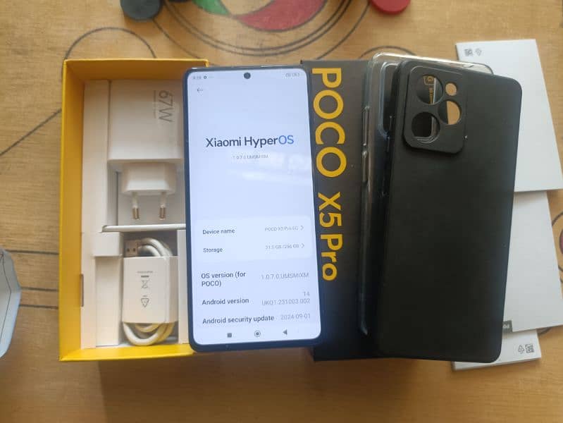 Poco X5 pro 8+4/256 complete box 1