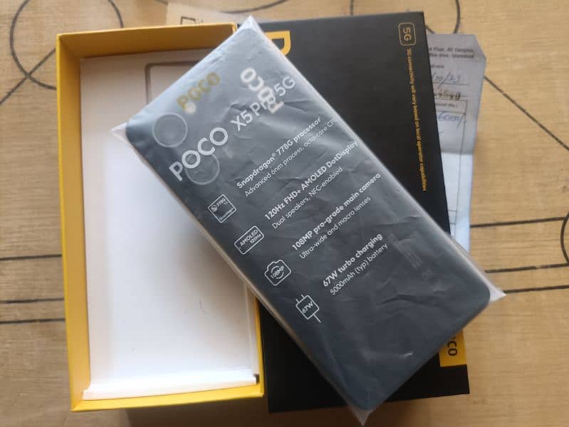 Poco X5 pro 8+4/256 complete box 7