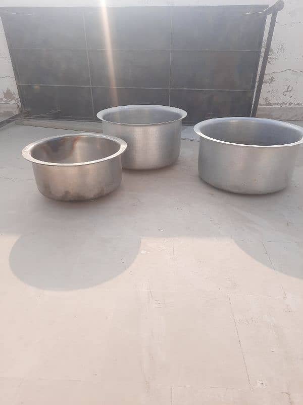 set of 4 steel patila 0