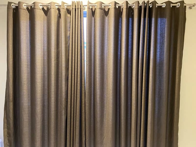 Dark Gray, Brown, Dark brown, Gray Curtains 2