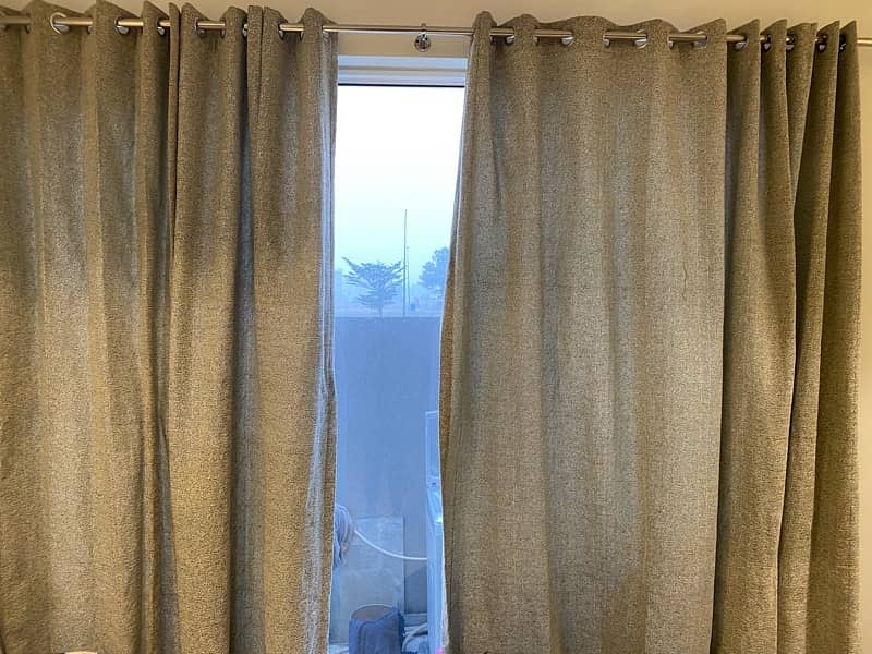 Dark Gray, Brown, Dark brown, Gray Curtains 5