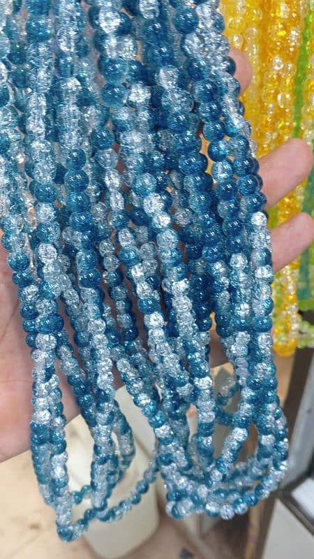 Crackle Glass Beads 3