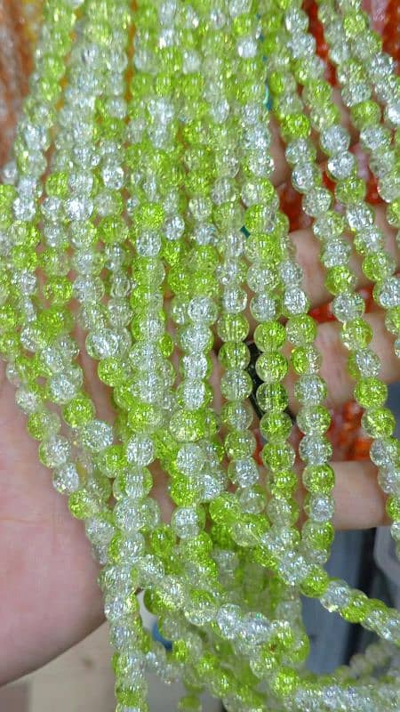 Crackle Glass Beads 5