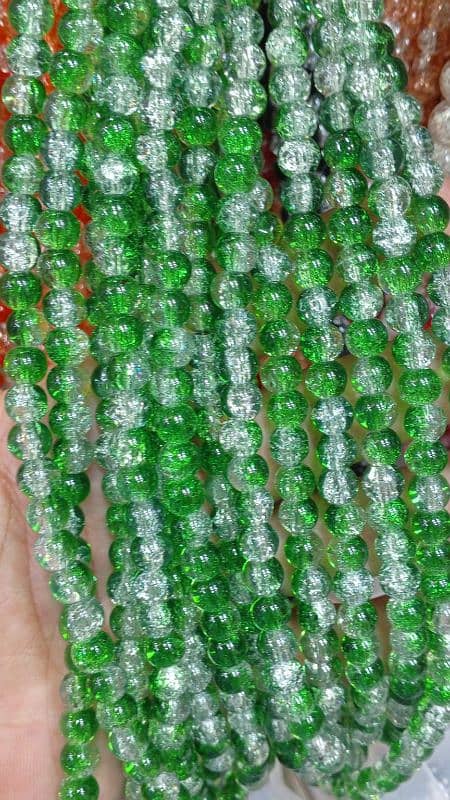 Crackle Glass Beads 10