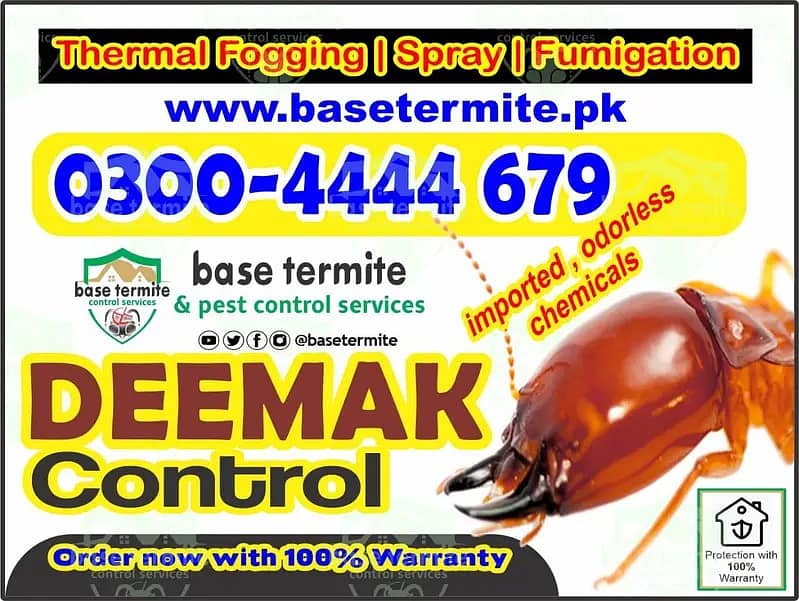 Termite control,Deemak control,Dengue Spray, Fumigation,Pest Control 1