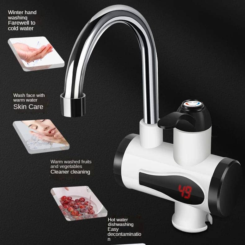 Electric water heating tap 1