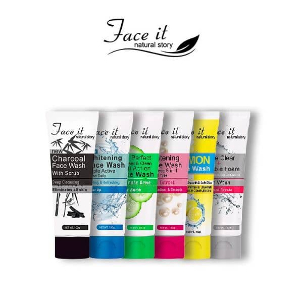 Face Wash (Face it) All products are Available. 1