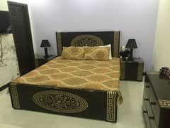 wooden  complete bed set