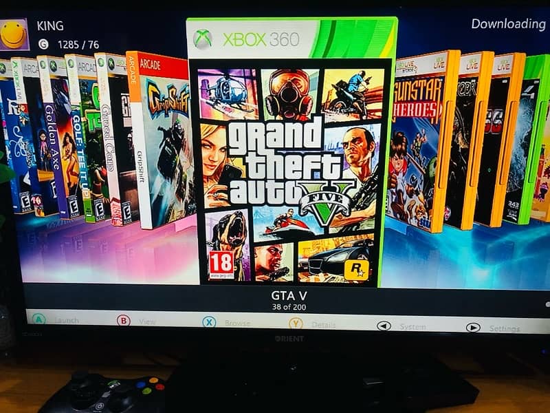 Xbox 360 Slim USA Import Jailbreak Jtag 220 Games installed 9