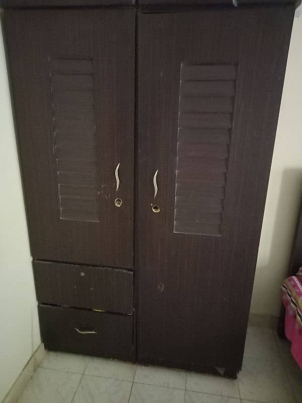 almari cupboard wardrobe 2 cabinet 3 daraz wooden 0