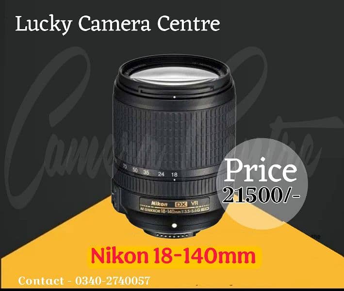 Nikon 18-140mm VR Lens | In good condition 0