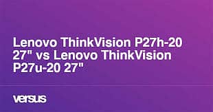 Lenovo ThinkVision P27h-20 27" WQHD WLED LCD 2K Monitor