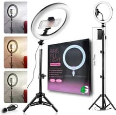 26cm ring light with tripod stand