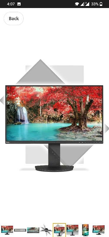 2k NEC monitor UHD border less 3