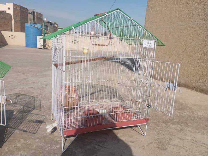 slitly used parrot bird cages 10