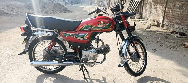 united 70cc. 2022 model condition 10/9 6