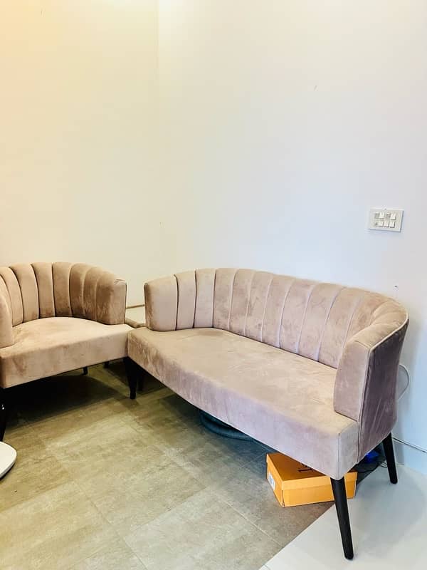 Sofa, Chair and Table Set 2