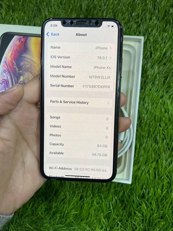 Iphone Xs 64 GB (PTA Approved] 10