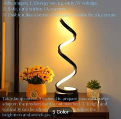 1pc The Original Spiral Lamp Is Suitable For Office