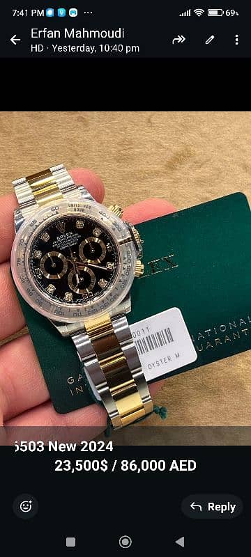 BUKHARI ROLEX BUYER ROLEX OMEGA CARTIER PATEK RAYMONDWEIL TAG LONGINES 15