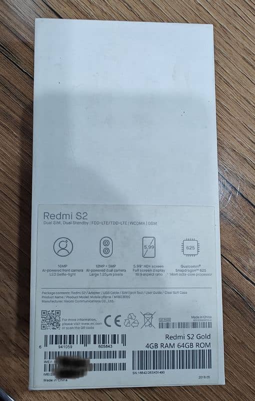 Redmi S2 4 Gb Ram 64 Gb Rom 5