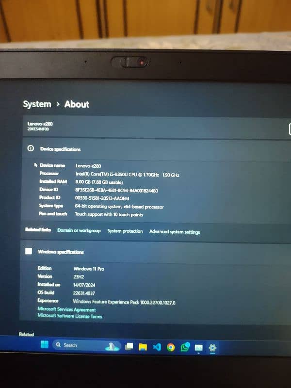 Lenovo Thinkpad i5 8th gen 6