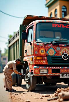 مزدا ٹرک کا کام تسلی بخش کیا جاتا ہے