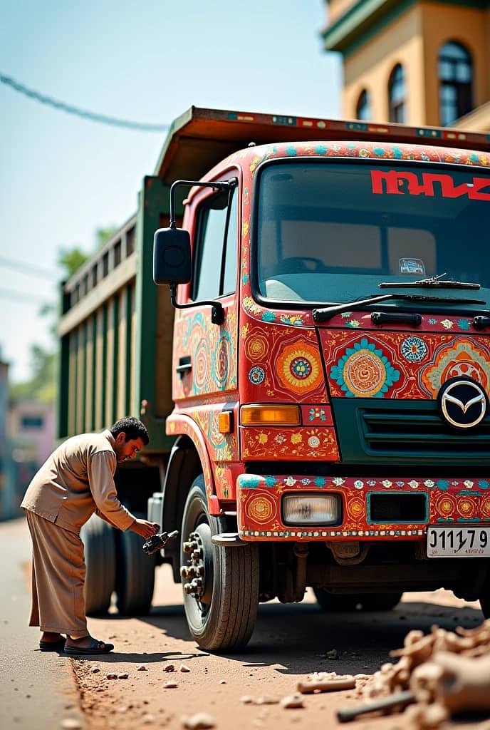 مزدا ٹرک کا کام تسلی بخش کیا جاتا ہے 0