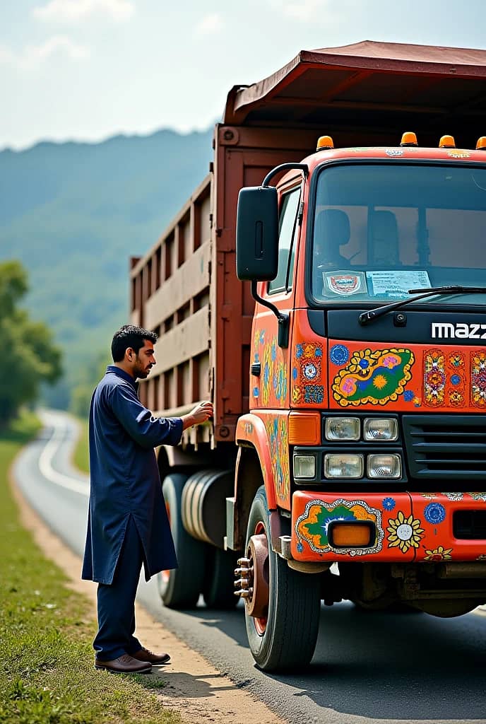 مزدا ٹرک کا کام تسلی بخش کیا جاتا ہے 1