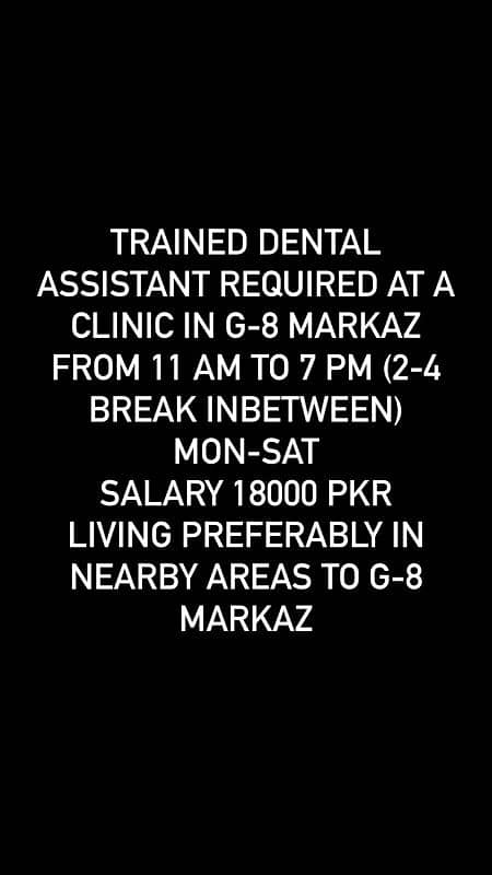 Trained Dental Assistant 0