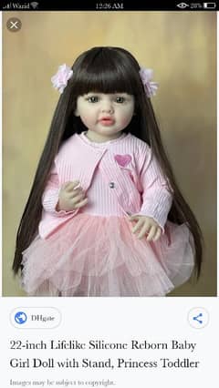 Silicone baby doll