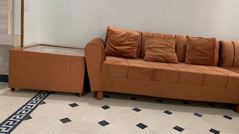 L-shape sofa 6seater 1