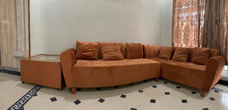 L-shape sofa 6seater 2