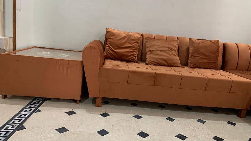 L-shape sofa 6seater 3