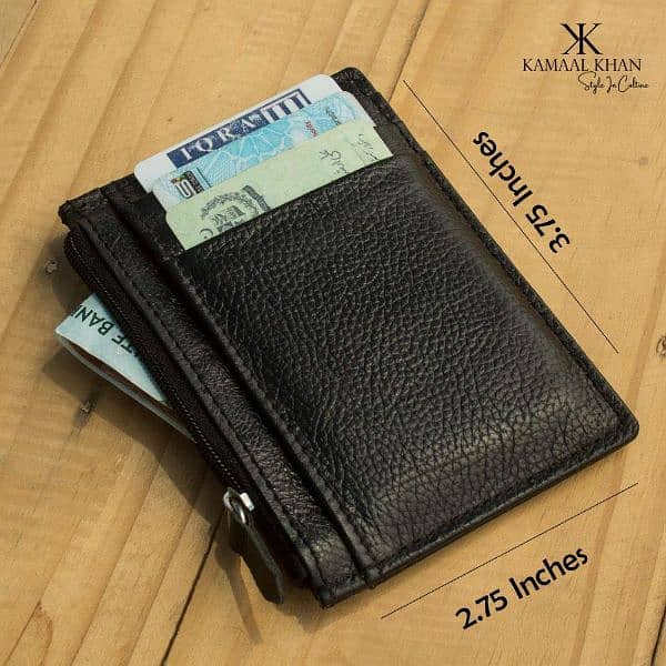 •  Fabric: Genuine Leather Men's Wallets 1