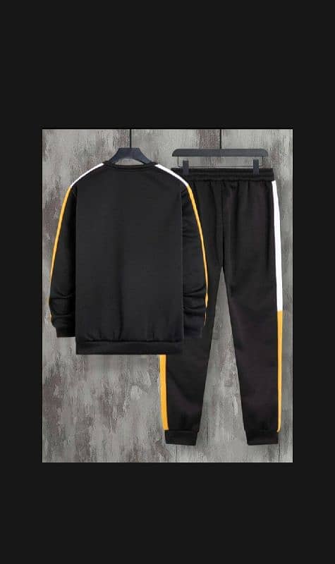 strip design men's winter collection 2 piece tracksuit 4