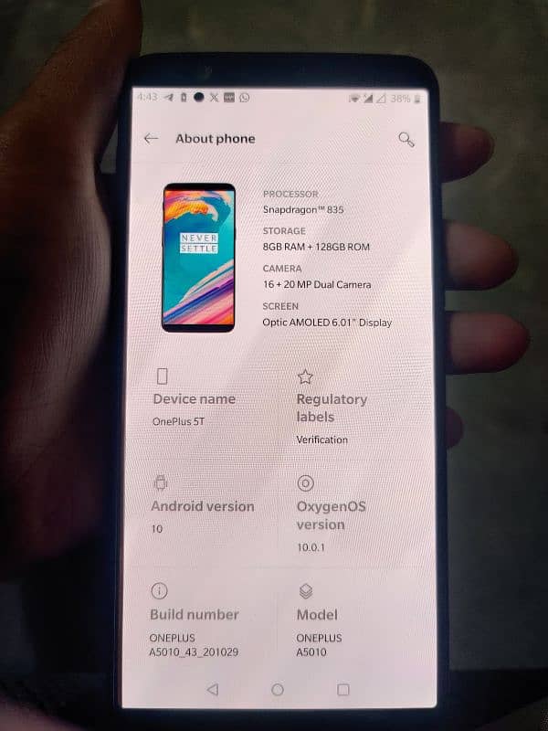 OnePlus 5T 8/128 4