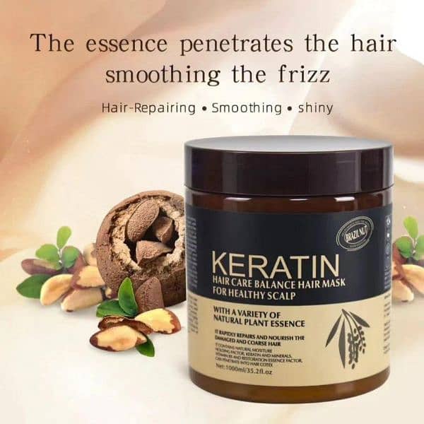 Hair Keratin Mask for Smooth Texture 1