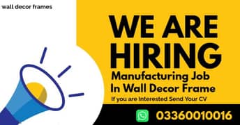 Manufacturing Job