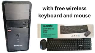 PC i7 3rd Gen 8gb ram 1 gb GPU for GTA 5, free wireless keyboard mouse