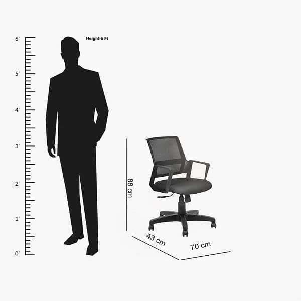 Ergonomic Grey Model ( Office Chair ) 6