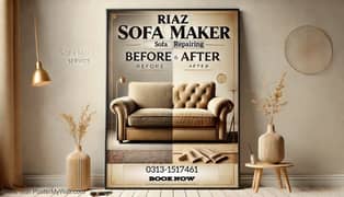 L shape sofa / sofa set / sofa repair / fabric change / sofa poshish