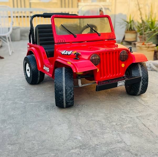 Power Wheels Retro Jeep Wrangler Car 12-Volt Ride-On 5