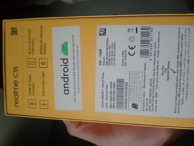 realme C35 4+4/128GB 1