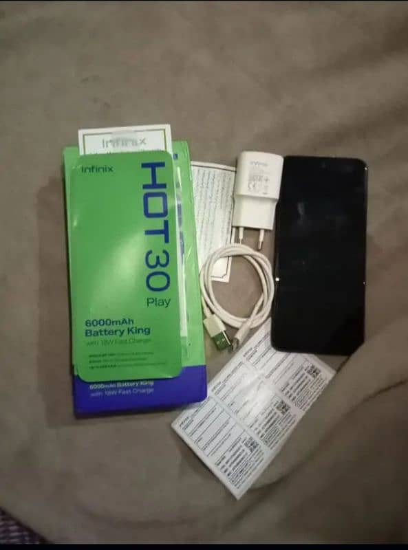 Infinix hot 30 play All ok h Exchange possible 0