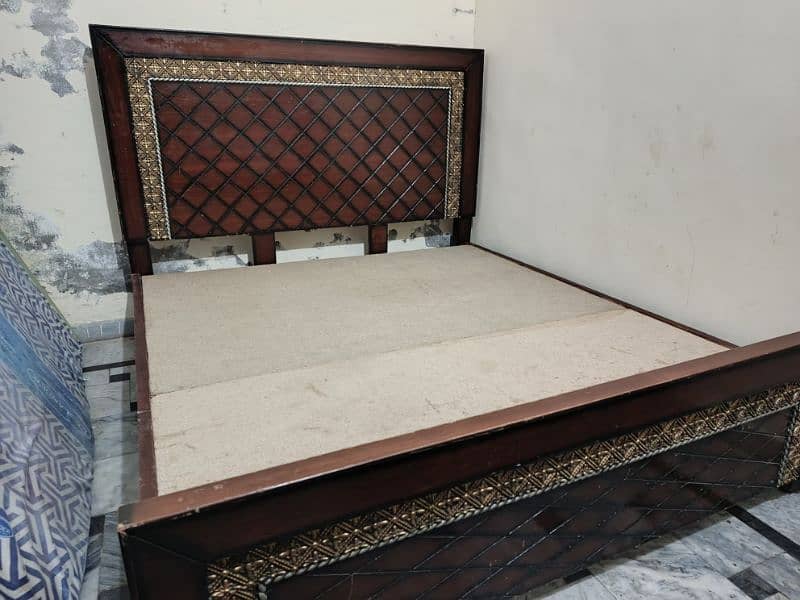 wooden double bed for sale fix price 0