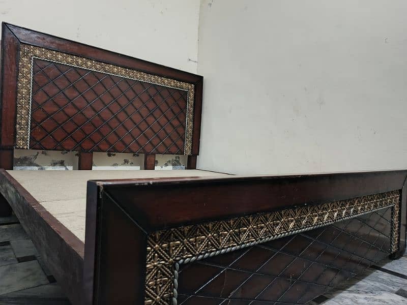 wooden double bed for sale fix price 2