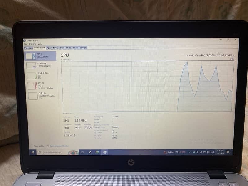 hp Elitebook 840 core i3 5th Gen 14